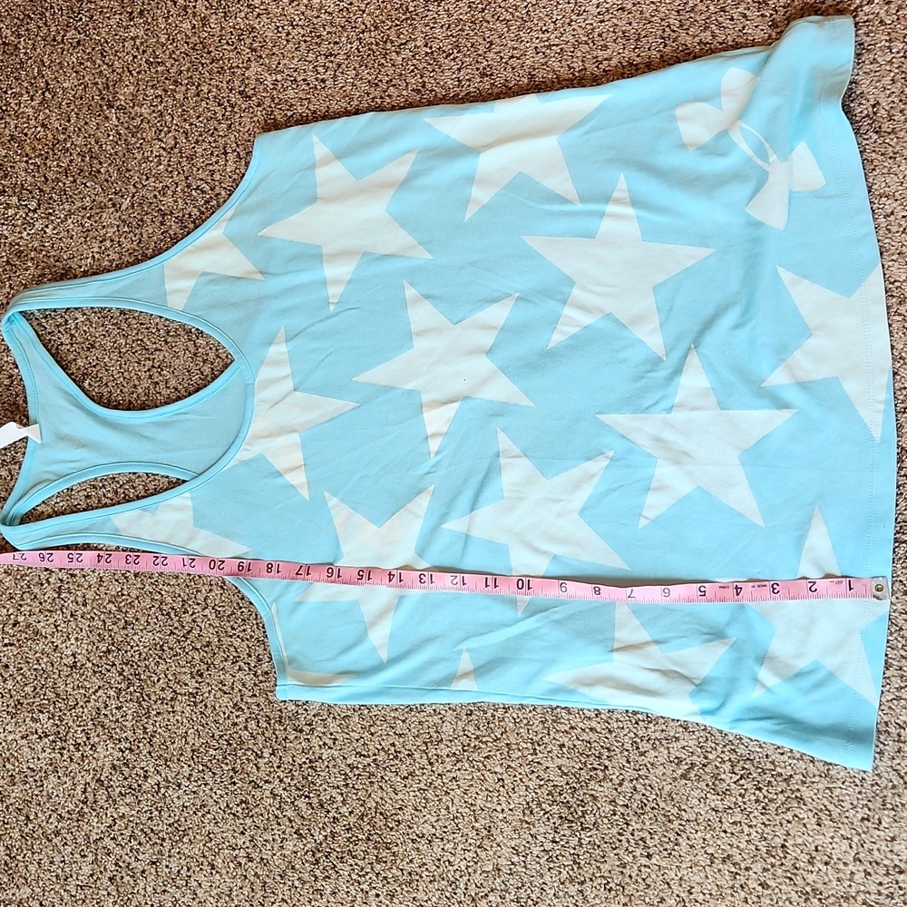 Under Armour Blue and White Star Tank Top - Picture 8 of 12